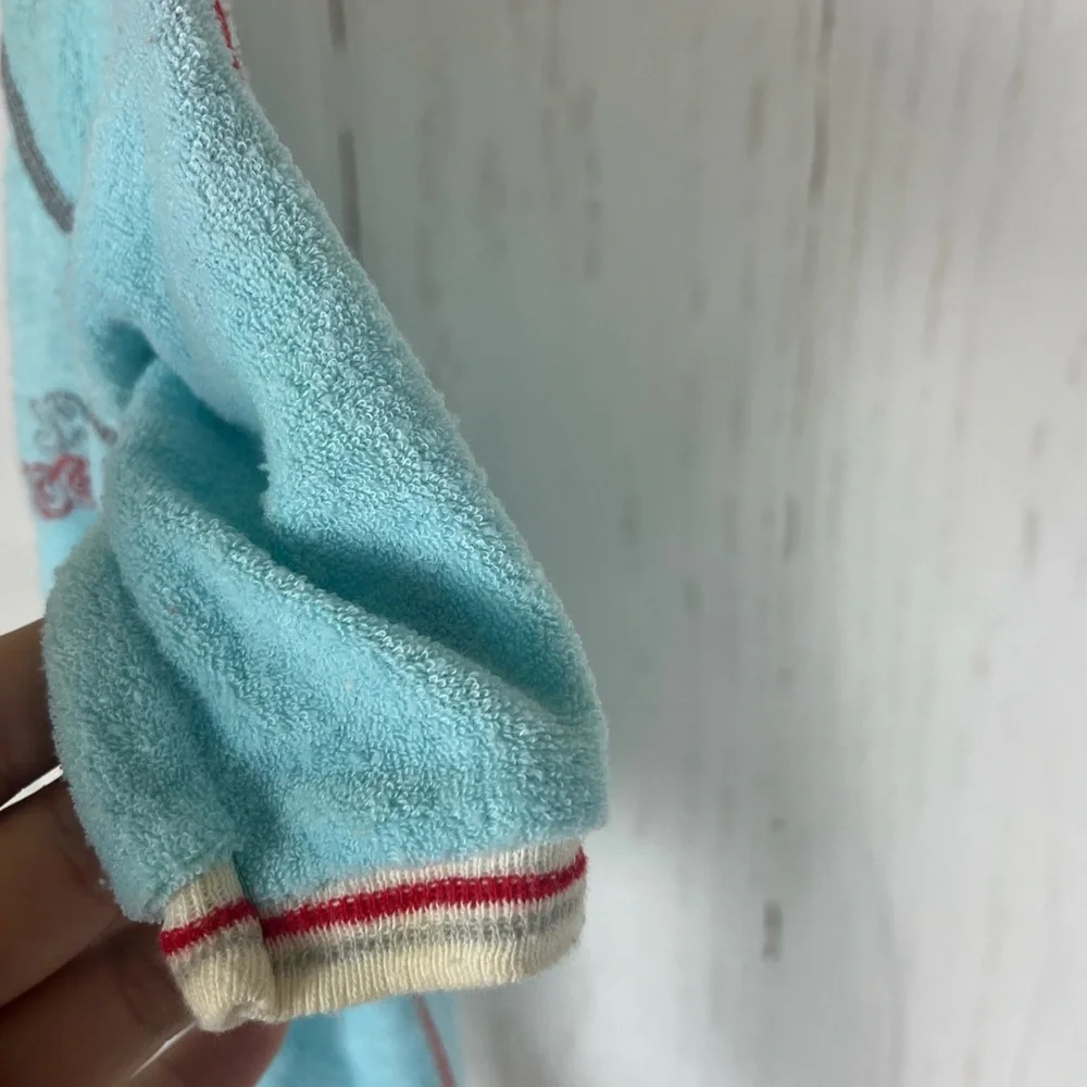 Vintage 1970s Carter’s terry cloth baby footie bodysuit newborn